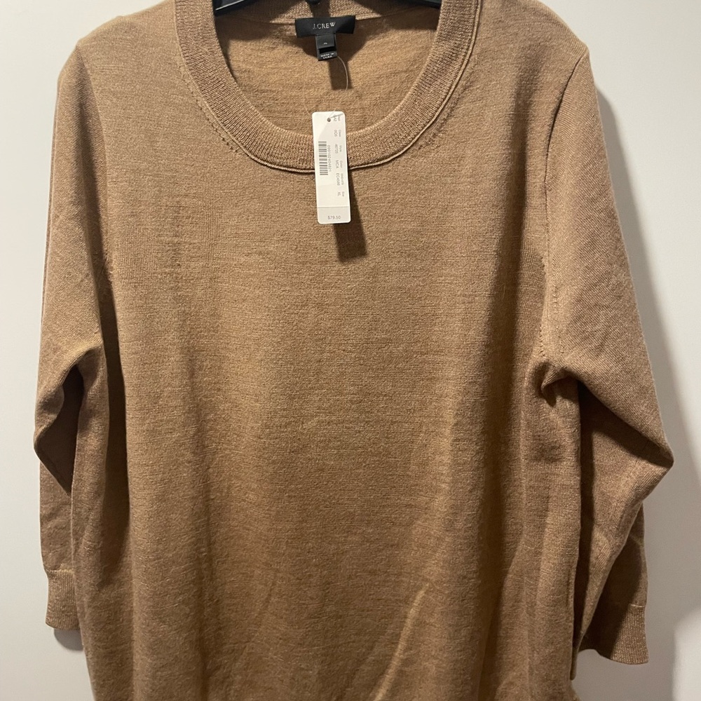 👀BUNDLE😍SAVE🥳 J. Crew Classic Brown Pullover